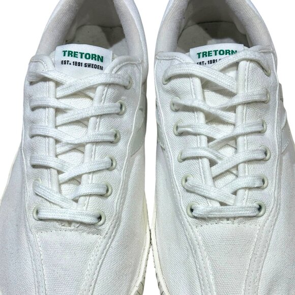 Tretorn Nylite Canvas Sneaker White Size 11 - Picture 3 of 12